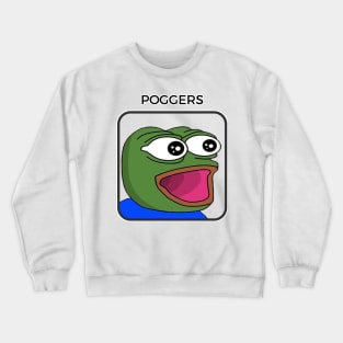 Poggers Pepe Crewneck Sweatshirt